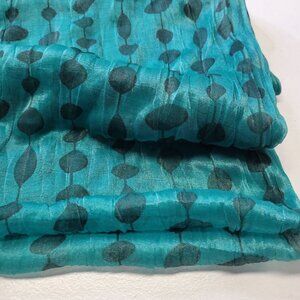 GREEN All Season Lightweight Crinkle Rectangular Scarf